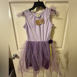 Crazy 8 Fairy Halloween Costume. Purple with headband. Size 14.